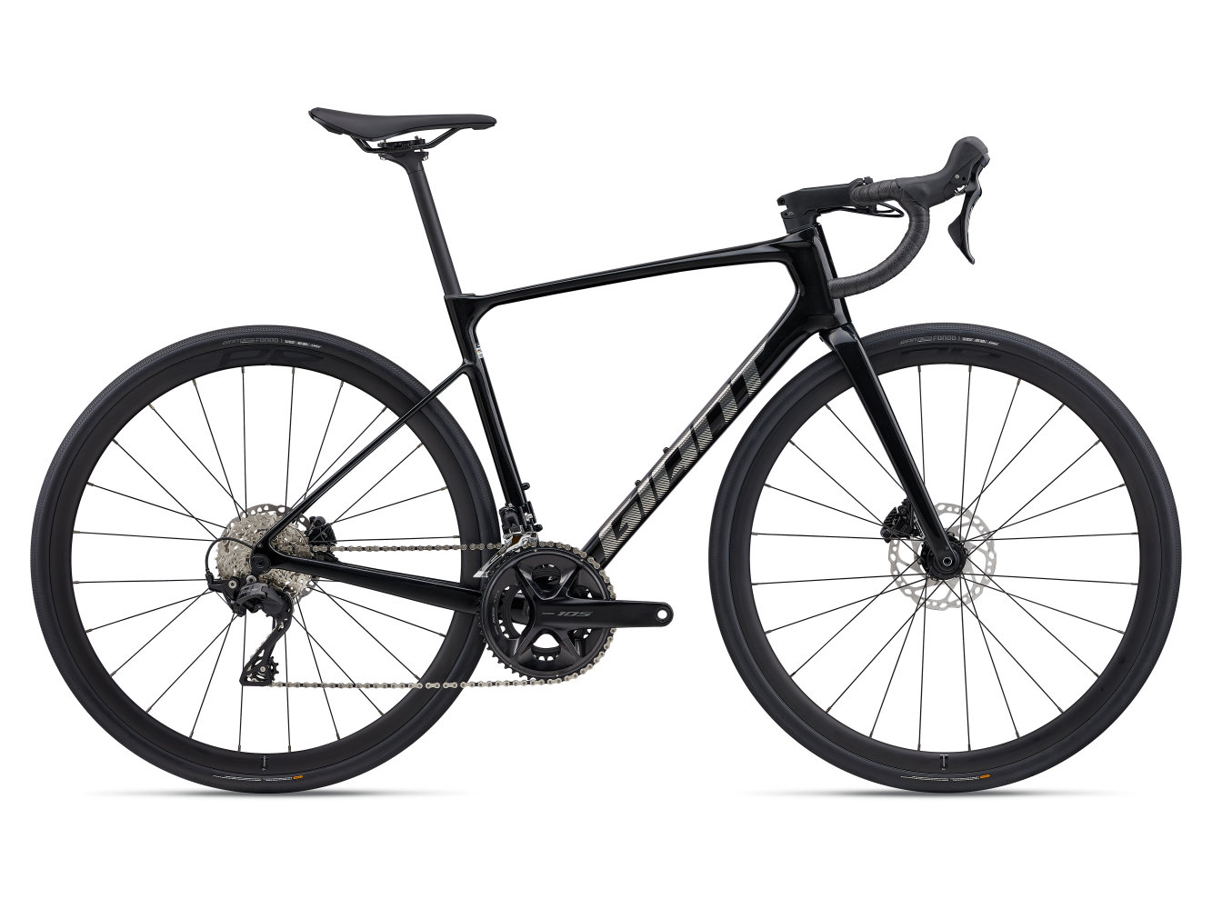 Silniční kolo Giant Defy Advanced 2 v barvě Abyss Black